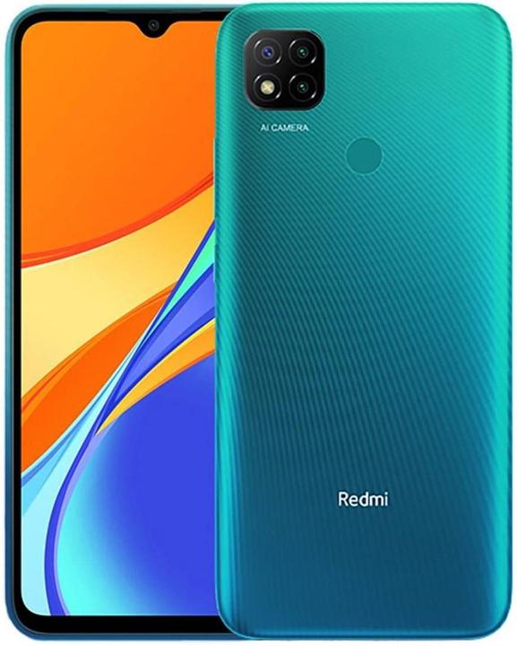 Actual product image Xiaomi Redmi 9C (32 GB, Aurora Green, 6.53", Dual SIM, 13 Mpx, 4G)