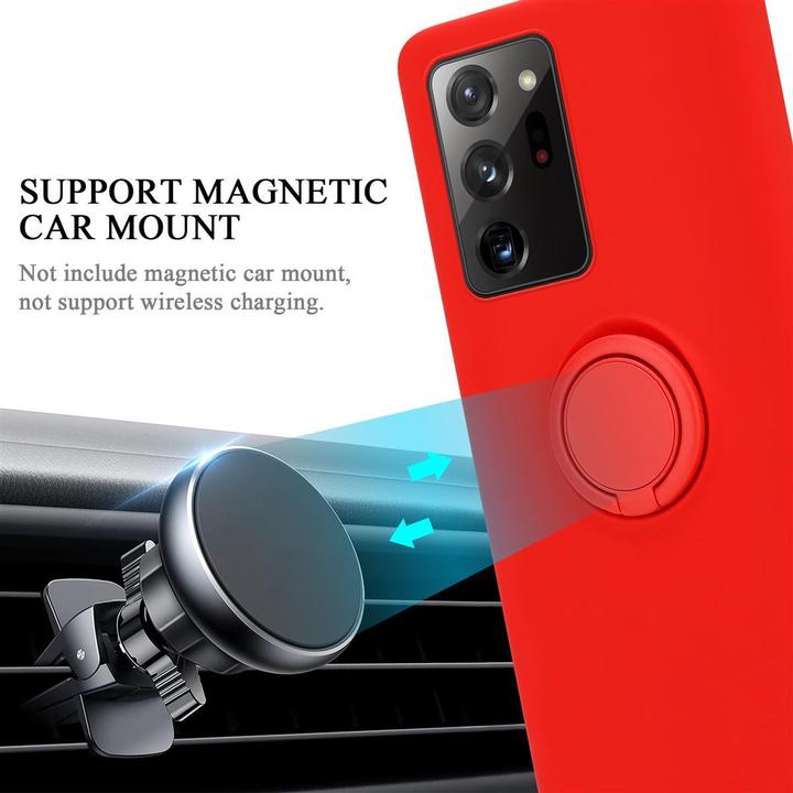Actual product image Cadorabo TPU Liquid Ring Silicone Case Cover (Samsung Galaxy Note 20 Ultra)