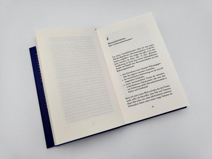Actual product image Bewusstseinskultur (German, Thomas Metzinger, 2023)