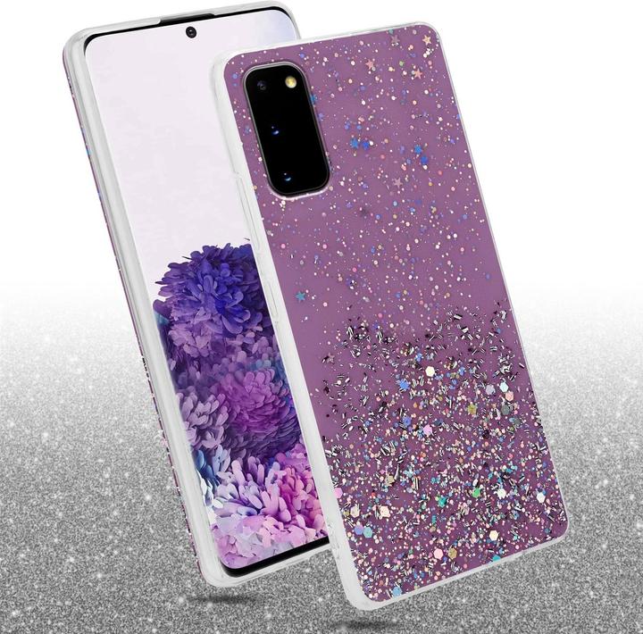 Produktbild Cadorabo TPU Cover funkelnder Glitter (Samsung Galaxy S20+)