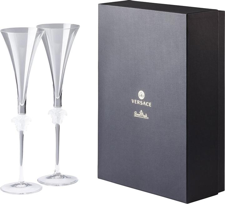 Immagine prodotto Versace Bicchieri Medusa Lumiere flute champagne (1 Occhiali, Bicchieri da champagne)