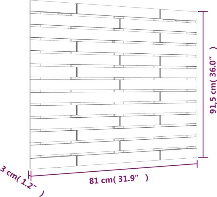 Image du produit VidaXL Oksiutka (81 x 3 x 91,5 cm)