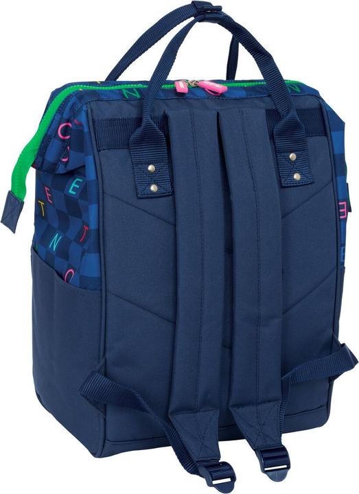 Actual product image Benetton Schulrucksack Marineblau 27 x 40 x 19 cm