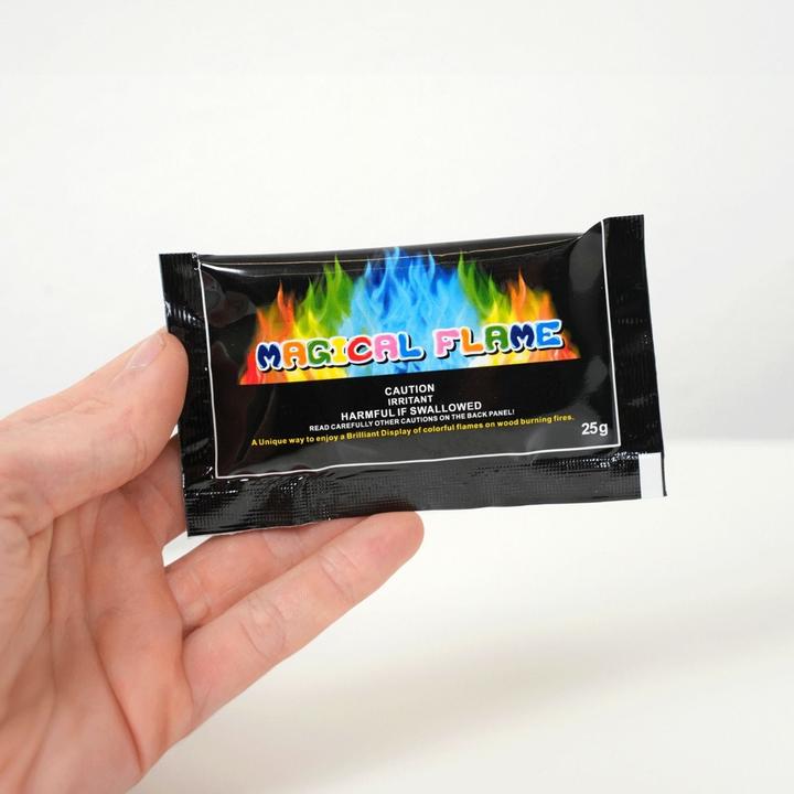 Produktbild Hermex Magic-Fire-Pulver Pulver zur Flammenfärbung Feuerfarben-Pulver Set