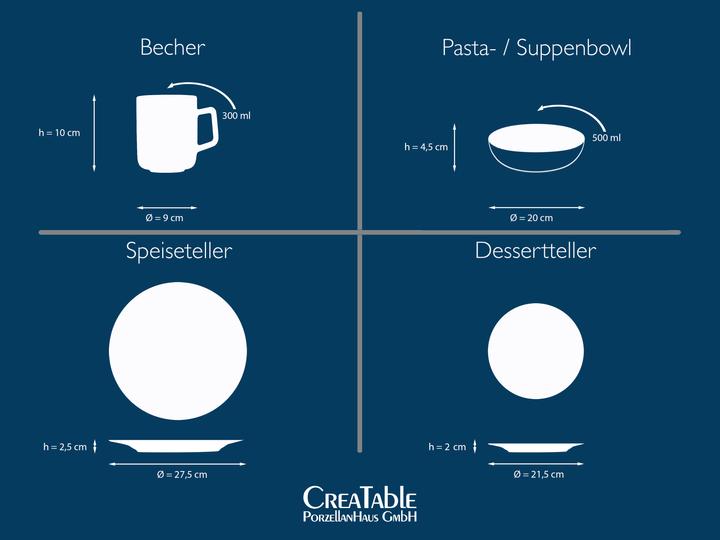 Image du produit CreaTable Stella (16 pièce(s))