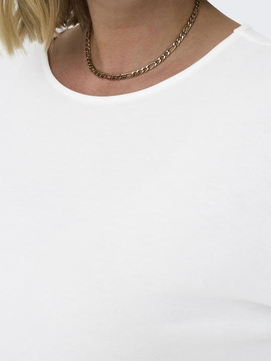 Image du produit Only Top curvy à la coupe décontractée et aux manches 3/4 Top (54)