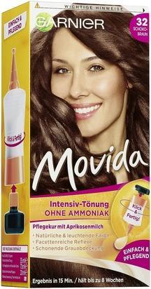Actual product image Garnier Movida, Hair Dye 32, 1 piece (32 Chocolate Brown)