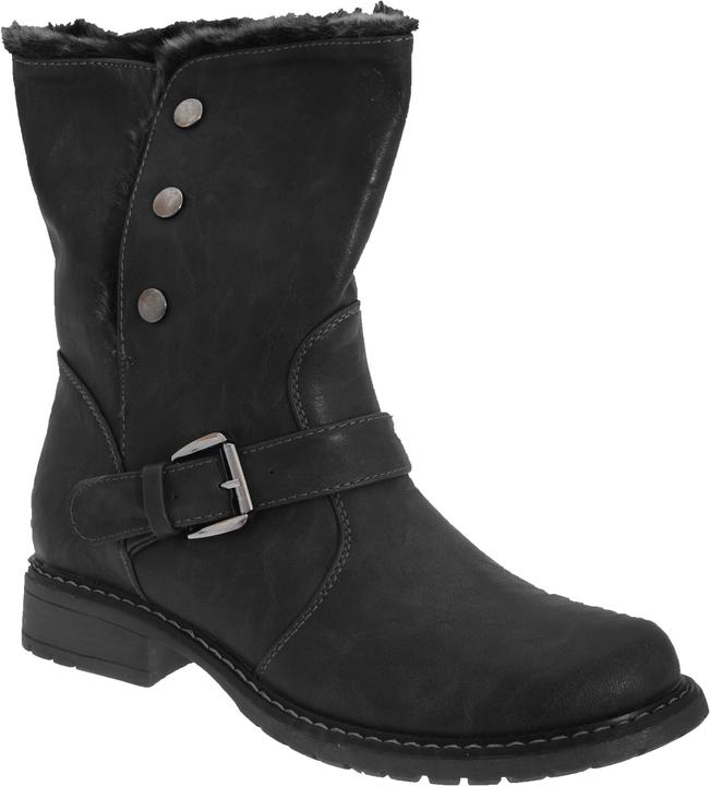 Image du produit Cats Eyes Ankle Boots Bottes d'hiver Bottes Bottes de style motard Pour se rabattre (36)