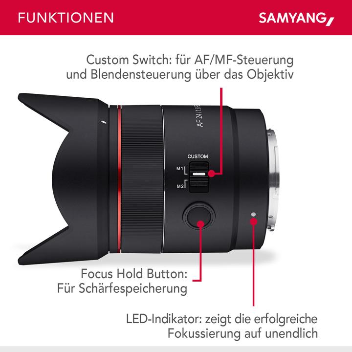 Actual product image Samyang AF 24 f/1.8 FE, Sony E (Sony E, full size)