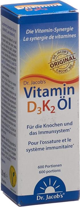 Produktbild Dr. Jacob's Vitamin D3 K2 (1 Stück, Tropfen, 61 g)