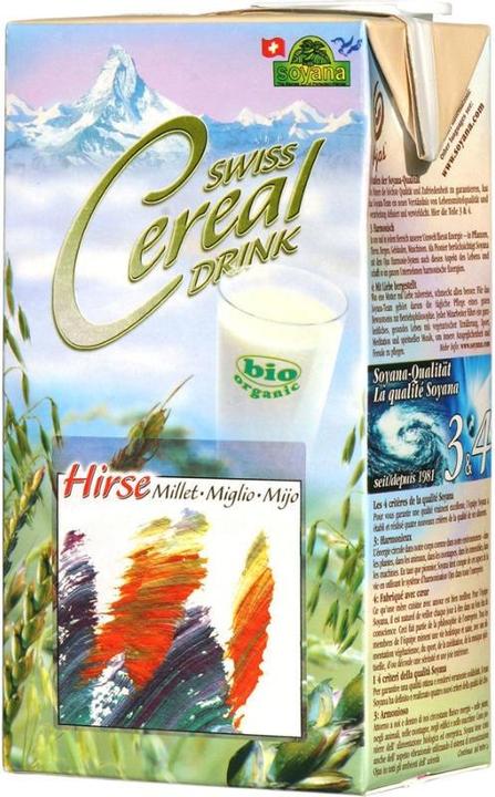 Actual product image Soyana Millet Swiss Cereal Drink Organic (1 x 100 cl)