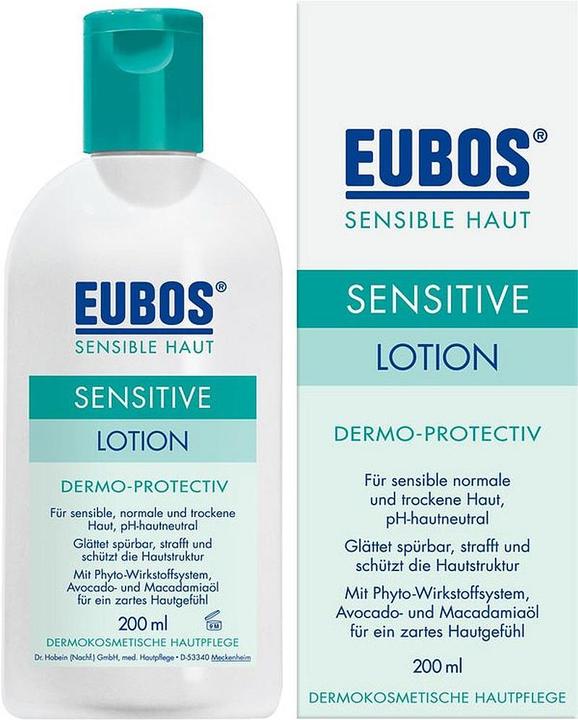 Actual product image Eubos Sensitive Lotion DermoProtectiv (Body cream, 200 ml)