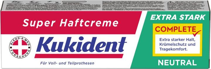 Image du produit Kukident Super Adhesion Cream Complete extra strong neutral