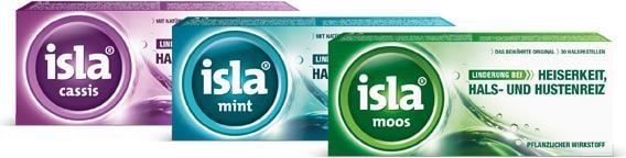 Produktbild Isla Moos Pastillen Classic Stk (30 Stück)