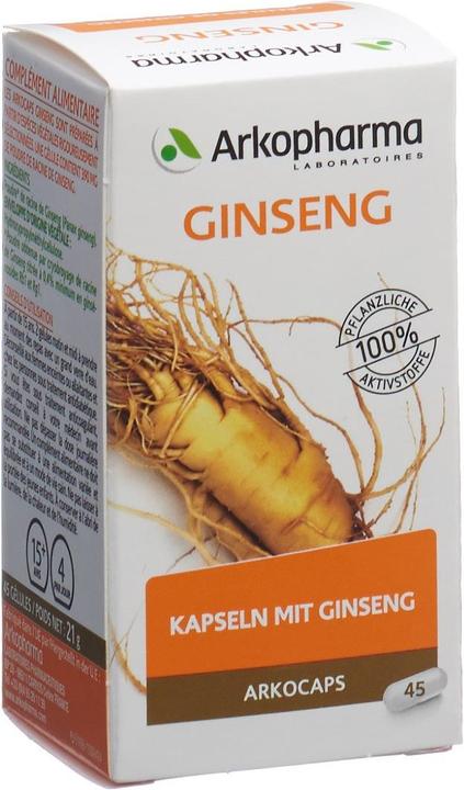 Immagine prodotto Arkopharma Arkocaps Ginseng Kapseln (45 Pezzo/i, Pillole, 45 g)