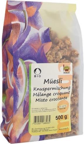 Produktbild Holle Müesli Knuspermischung Bio (520 g)
