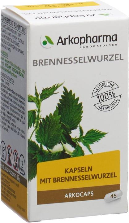 Actual product image Arkopharma Arkocaps Brennesselwurzel Kapseln (45 Piece, Capsules, 42 g)