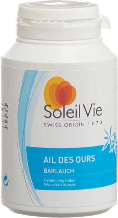 Image du produit Soleil Vie Gélule d'ail des ours 470 mg (100 pièce(s), Capsules, 71 g)