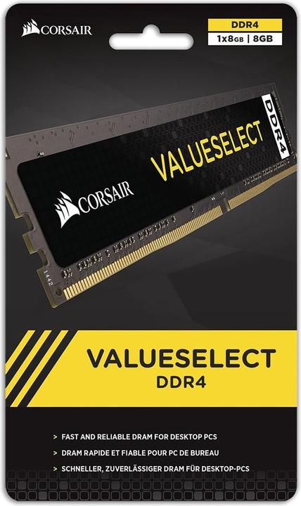 Actual product image Corsair ValueSelect (1 x 8GB, 2400 MHz, DDR4-RAM, DIMM)
