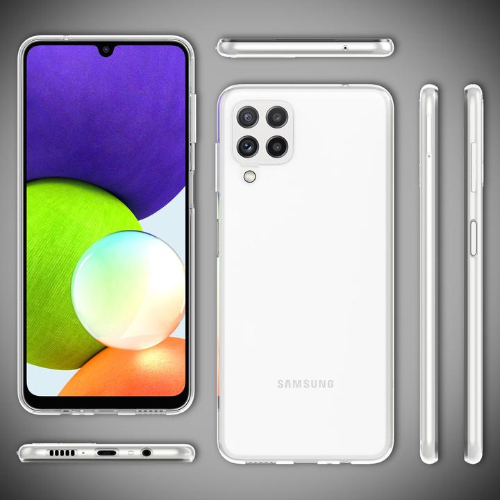 Produktbild Nalia Klare Silikon Handyhülle (Samsung Galaxy A22)