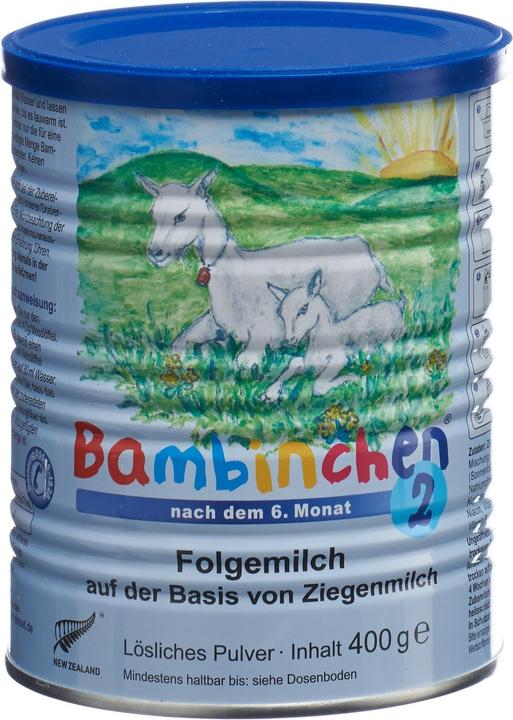 Produktbild Bambinchen Folgemilch aus Ziegenmilch (400 g)