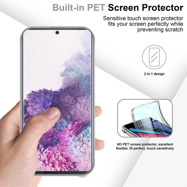 Actual product image Cadorabo TPU 360 Degree Case Cover (Samsung Galaxy A71)