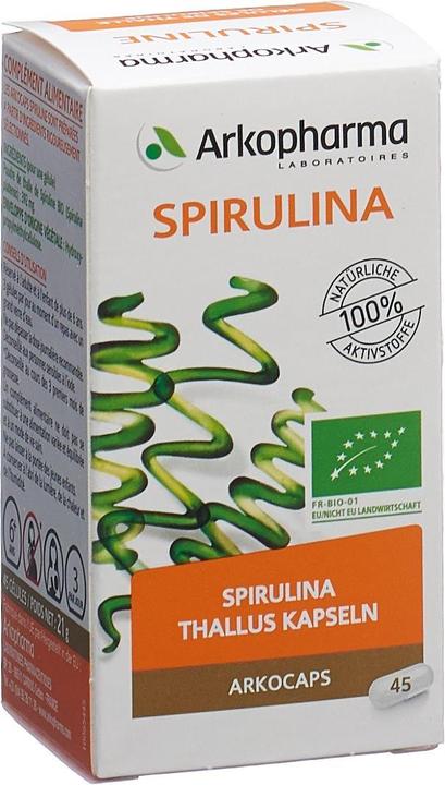 Image du produit Arkopharma Arkocaps Bio Spirulina Kapseln (45 pièce(s), Friandises, 45 g)
