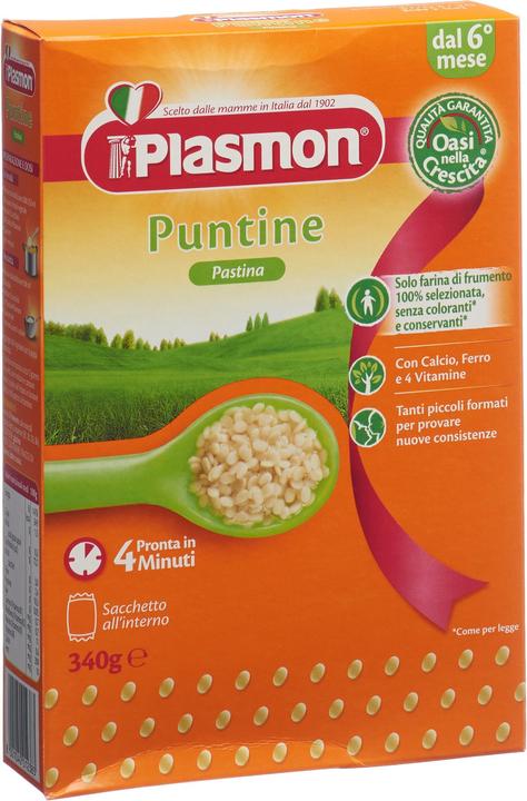Image du produit Plasmon pastina puntine (340 g)