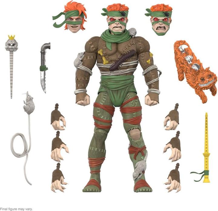 Actual product image Super7 Teenage Mutant Ninja Turtles figurine Ultimates Rat King 18 cm