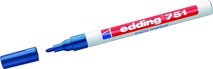 Produktbild Edding 751 Blau Blau (Blue, White, 2 mm, 1 x)