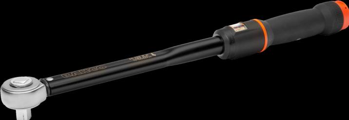 Actual product image Bahco Mechanical click-on torque spanner, adjustable, with window scale & fixed through-ratchet (1/2", 20 Nm, 100 Nm)