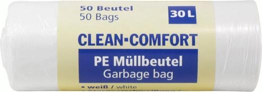 Immagine prodotto Wimex.eu 20x foderine per bidoni (HDPE) con coulisse bianche 50 x 60 cm 30L (20 x, 30 l)