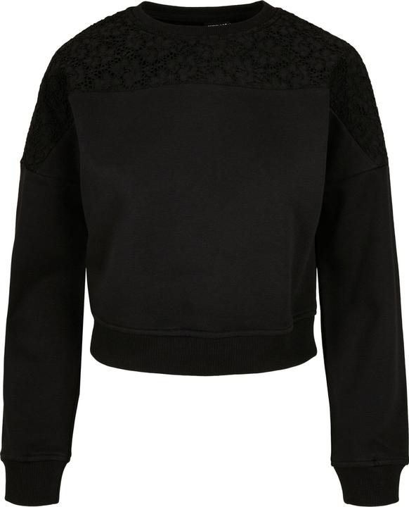 Produktbild Urban Classics Ladies Short Oversized Lace Inset Crew (L)