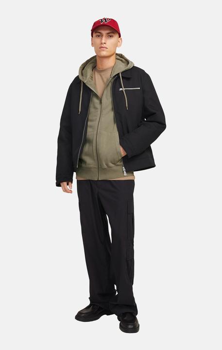 Produktbild Jack & Jones Jjecharge Faded Sweat Zip Hood Noos (XXL)