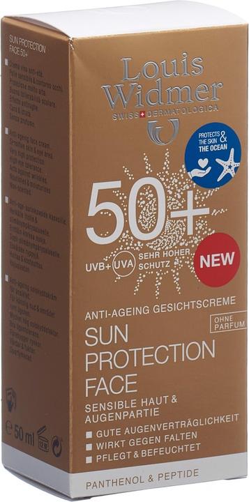Produktbild Louis Widmer Sun Protection Face (Sonnencreme Gesicht, SPF 50+, 50 ml, 74 g)