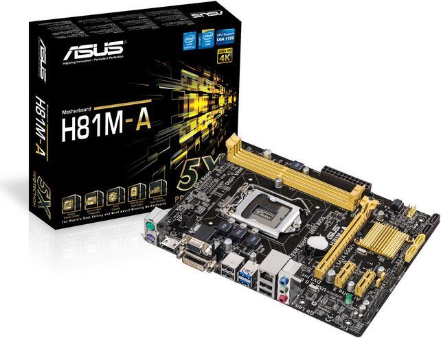 Produktbild ASUS H81m-A (LGA 1150, Intel H81, mATX)