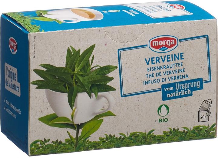 Actual product image Morga Verveine Eisenkraut Tee mit Hülle Bio Knospe (70 g)