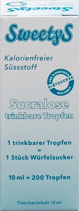 Image du produit Goodness SweetyS Sucralose Süssstoff (19 g)