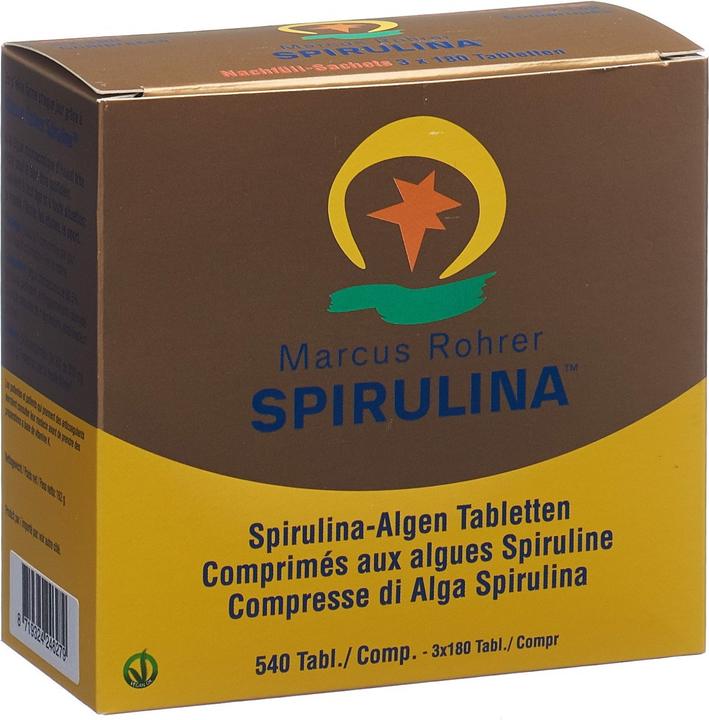 Marcus Rohrer Spirulina Spirulina Tablette Refill (540 Stück, Tabletten, 197 g)