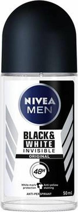 Produktbild Sexy Hair Nivea Men Invisible For Black White Power Deodorant Roller (Roll-on, 50 ml)