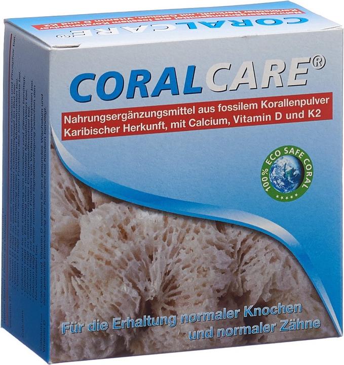 Produktbild CoralCare Coralcalcium Vitamin D3 + K2 (30 Stück, Sachet, 91 g)