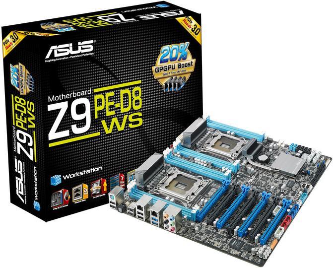 Image du produit ASUS Z9PE-D8 WS (double CPU) (LGA 2011, Intel C602, E-ATX, XL-ATX)
