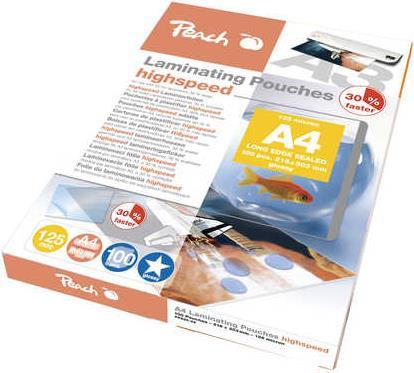Actual product image Peach Pp525-22 (A4, 100 Piece, 125 µm)
