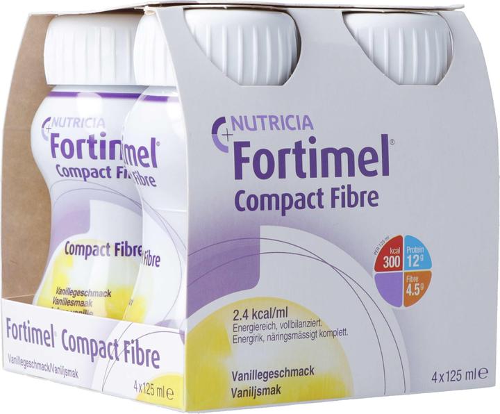 Immagine prodotto Fortimel Compact Fibre Vanille (Vaniglia, 4 pz., 646 g)