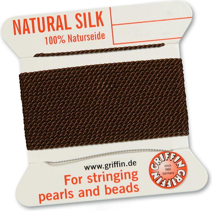 Produktbild Leyda Naturseide 2 Meter mit Nadel