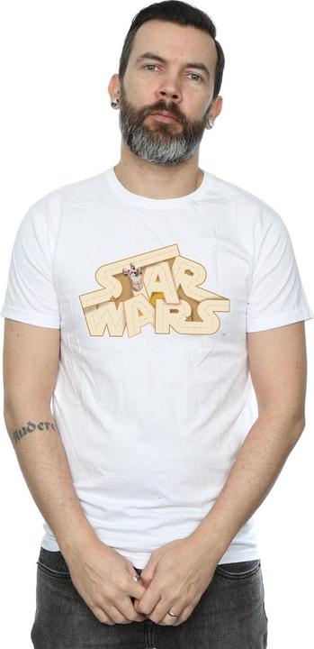 Actual product image Star Wars Mens Tatooine Jumble Logo T-Shirt (XXL)