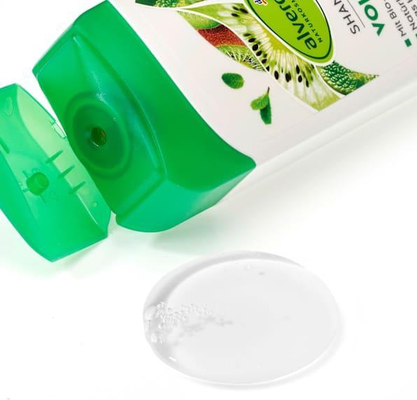 Immagine prodotto dm alverde Volume kiwi biologico menta mela biologico (200 ml, Shampoo liquido)