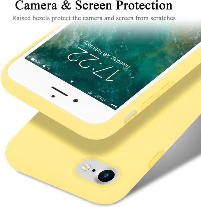 Actual product image Cadorabo TPU Liquid Silicone Case Cover (Apple iPhone 7, Apple iPhone SE (2nd Gen))