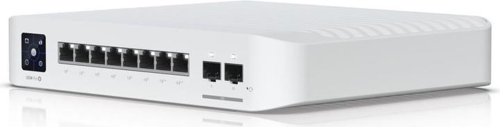 Produktbild Ubiquiti Switch UniFi 8x10G RJ45/2xSFP+ Managed PoE++ 155W 1,3" Touchscreen (10 Ports)