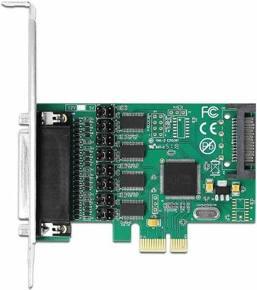 Produktbild Delock PCI-Express-Karte 89938 4x RS-232 mit Spannungsversorgung
